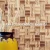 Import Morden style 3D Art wooden wall panel solid wood mosaic tile woven effect wallpaper from China