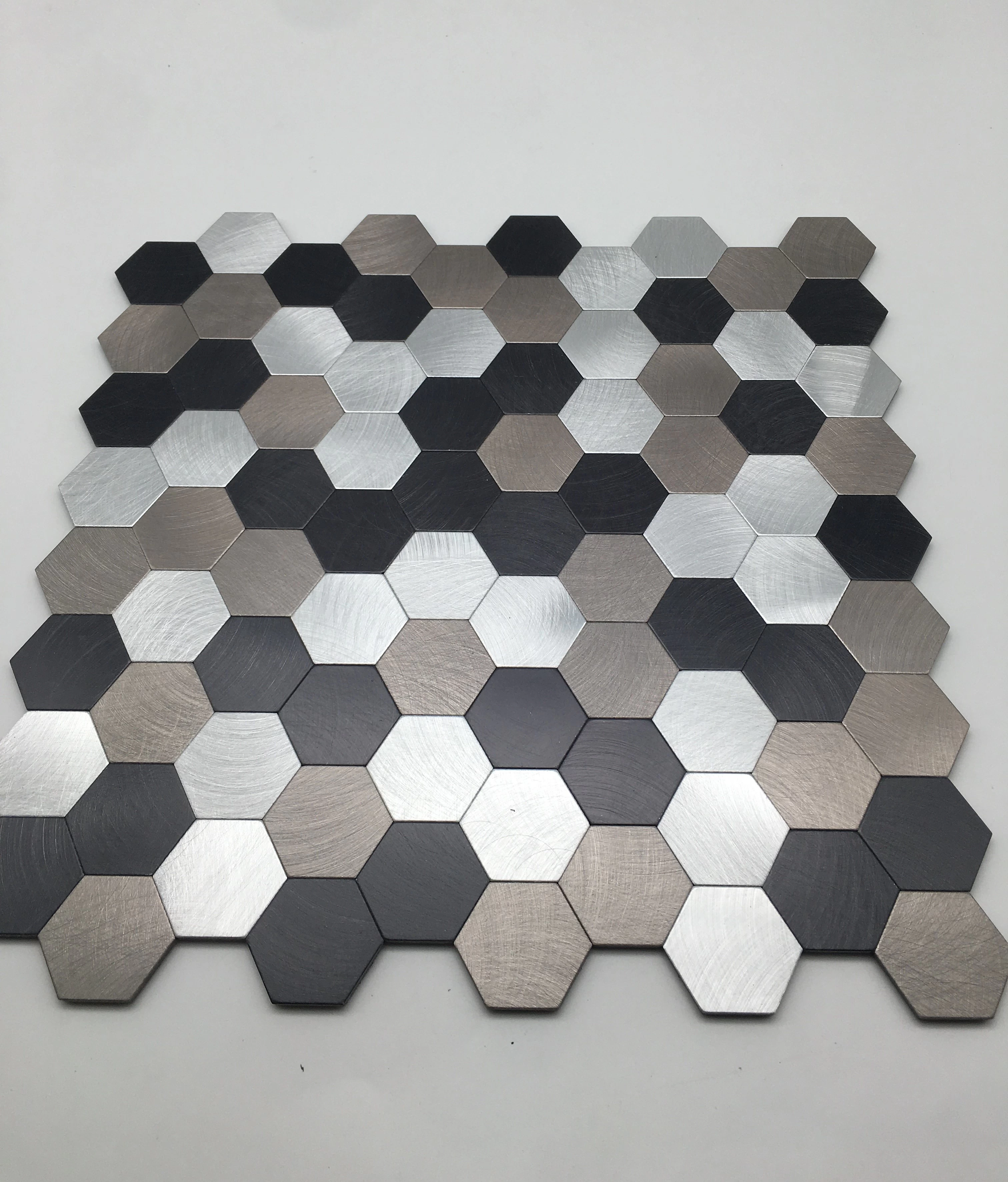 Mosaic Decorative Self adhesive Wall Tile Peel And Stick In mosaic hexagon Tile Stickers