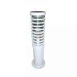 Most Popular Useful Outdoor Black High Lumen Led Solar Bollard Lights For Landscape Pole Path Garden Decking Lamps
