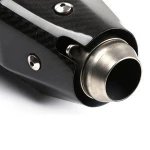 Motorcycle Accessories Carbon Fiber Shield Covering Muffler Exhasut Full System for Kawasaki Z800