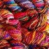 multi color hand spun silk sari yarn knitting saree yarn wholesale
