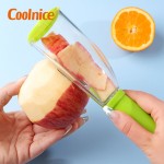 Multi-functional Storage Peeler With Container Fruits Vegetables Stainless Steel Peeler Cut Potato Peeler