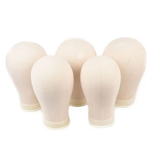 MYZYR High Quality Cheap Canvas Block Head 21&quot;-25&quot; Wig Stand Hair Extension Tools Canvas Head Wig Stand For Wigs Making