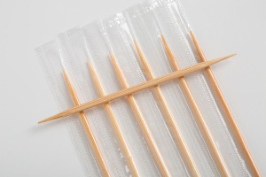 natural high quality bamboo toothpick in opp packing