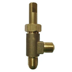 Needle valve for gas heater