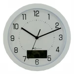 New analog battery operation custom digital modern plastic quartz silent wall clock  calendar thermometer