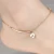Import New Arrival 18k rose gold ankle foot bracelet body jewelry ,girls fashion anklets,stainless steel anklet from China