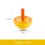 Import New Arrival Cute Animal Colorful Children Classic Wooden Spinning Top Toy For Kids 3+ from China
