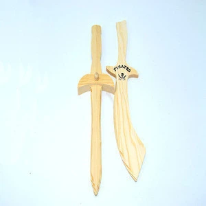 New arrival toy classic toy wholesale short wooden sword for kid