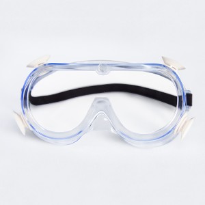 New cheap ski Goggles safety glasses PVC frame anti-fog quality for eye wear