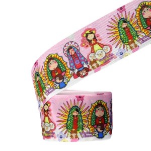 New Design 38mm Packing Decoration Gift Ribbon Mexico Girl Character Ribbon