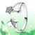 Import new design 925 silver ring good jewelry be most popular with young people open star ring jewelry widening and thickening ring from China