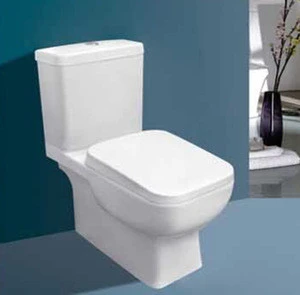 New design ceramic two piece promotional toilet seat commode toilet seat