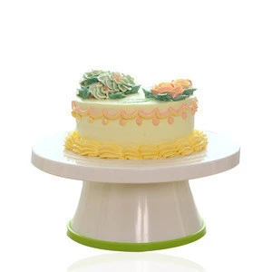 New Design Food Grade Plastic Revolving Cake Stand Fondant Decorating Tool