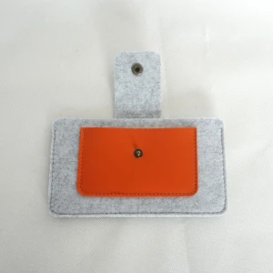 New design multi-function phone holder felt phone case with card holder