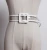 Import New Design Women&#x27;s Strap Casual Cute Transparent PVC Women Strap White Color Belts Top Quality Fashion Heart Jeans Belt from China