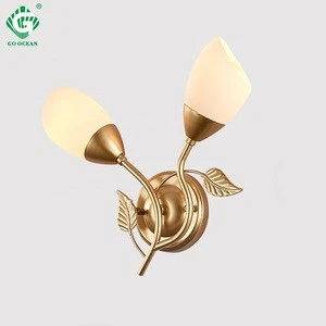 New Designed Fancy Modern Lantern Led Wooden Indoor Wall Scones For Hotels Bedside Decoration Wall Lamps