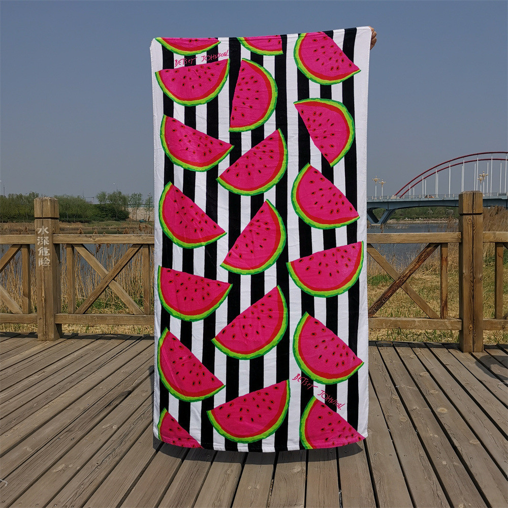 New Hawaiian Style Quick Dry Cotton Beach Towel