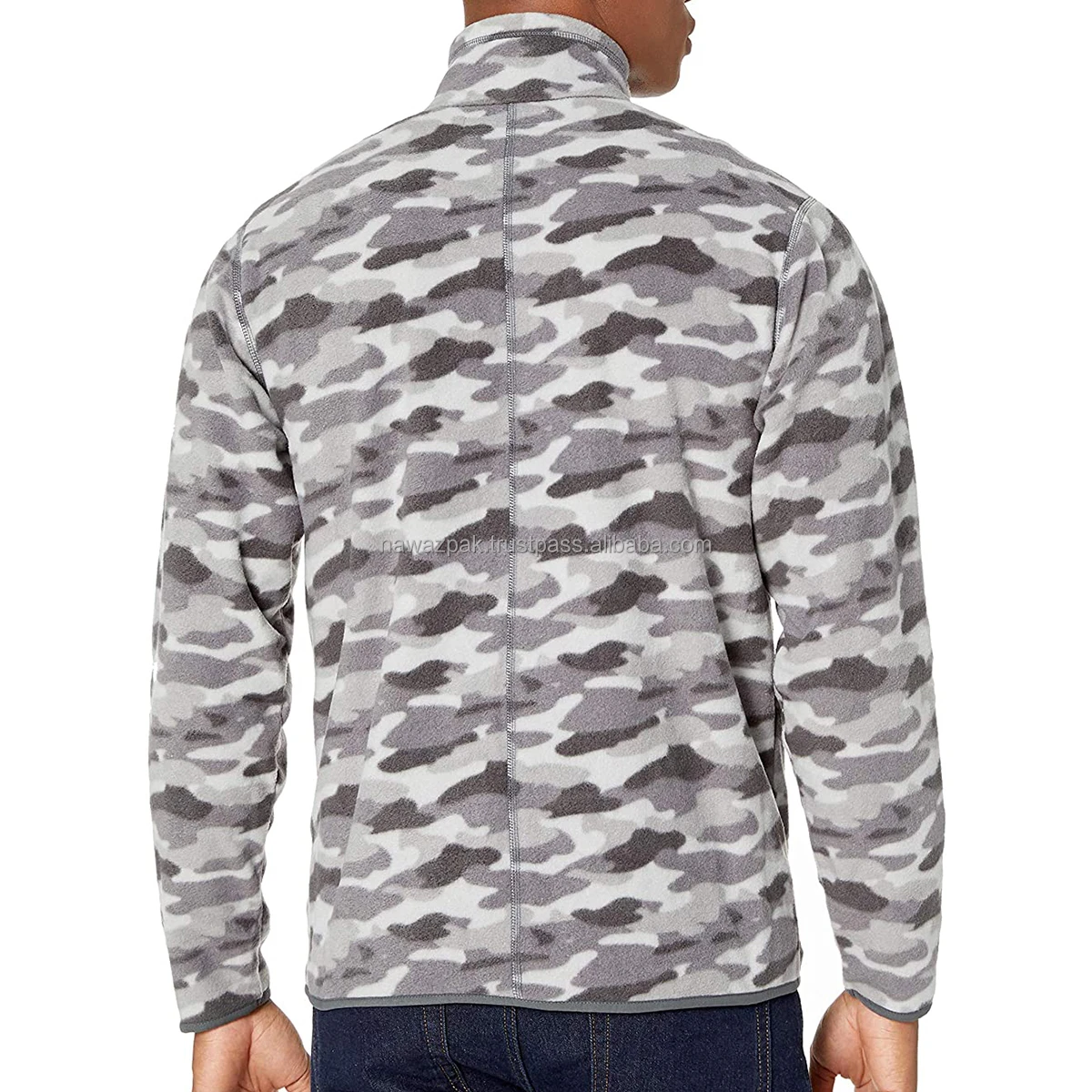 New high quality Mens Full-Zip Polar Fleece Jacket