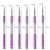 Import New OEM & ODM 5/7/9/11/15/20mm Nail Art Brushes With Purple  Painted Stripes Nail Brushing from China