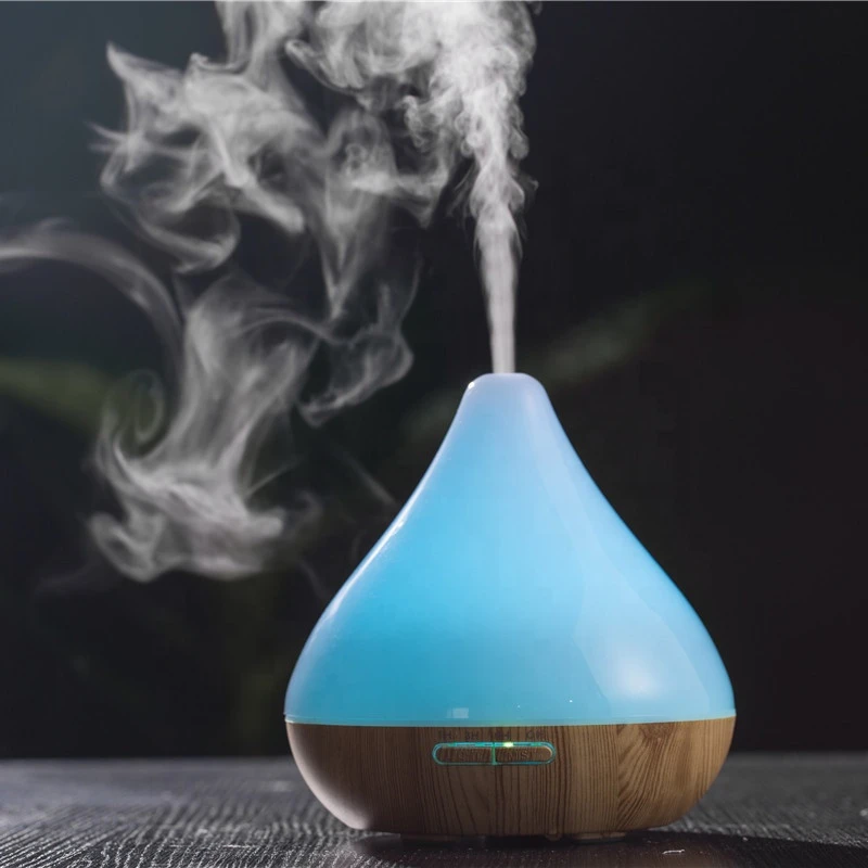new products 300ml Essential Oil Diffuser, Wood Grain Ultrasonic Aroma gx diffuser for Office Home Study Yoga