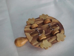 new products wooden carved craft