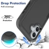 New release in 2024 Hot Sales TPU PC 2 in1  Soft TPU Shockproof phone case Full Body Protective Back Cover for Iphone 16