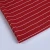 New style stripe rayon nylon spandex polyester single face fabric for sports jerseys