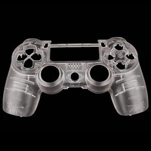 New Transparent Clear Front Face Shell For PS4 Controller Replacement Shell Faceplate Mod