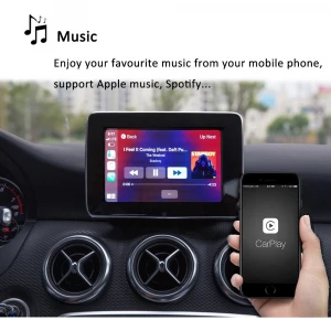 New W205 Apple CarPlay Android Auto Video Interface Kits For Mercedes Benz CarPlay In Class C GLC GLE NTG5 Reverse Assist