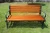 Import New Wooden garden bench Outdoor leisure garden bench Park Bench Patio Garden Chair from China