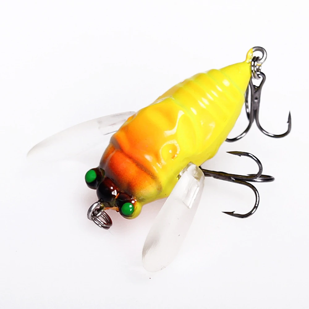 Newbility lure factory 50mm 6g hard plastic insect cicada fishing lure