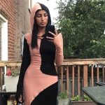 Newest Design Fashion Hoodie Solid Color Full Sleeve 2021 Women Casual Household Apparel Maxi Dresses Ladies Long Dress