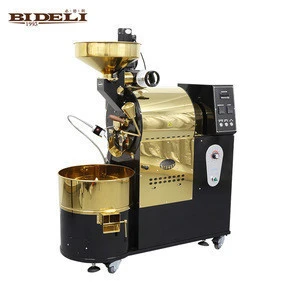 Newest model stainless steel 3kg small home coffee bean roasters/roasting equipment
