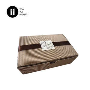 Newest pastry mooncake packaging square corrugated paper box
