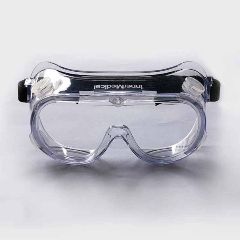 Newly Medical Resistant Anti Fog PC Lenses Goggles Block Droplets for Work Protection