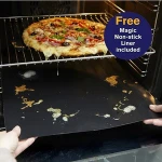 Non-Stick Oven Liner 23x16.25 For Gas Electric Microwave & Toaster Ovens | Grill Mat Or Baking Mat