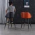 Import Nordic style high quality leather high chair iron bar chair from China