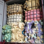 Not easily deformation PU scrap recycling in recycled plastic accessories