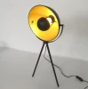 Novelty black bronze  Metal table lamp with tripod stand black