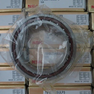 NSK 7910 angular contact ball bearings 7910CTRSULP3 nsk bearing