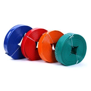OEM PVC Lay Flat Hose Durable Agricultural garden water delivery hose pipe lay flat hose reels agriculture irrigation