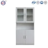 Office furniture filing cabinet hospital use metal cupboard half glass door stainless steel medical cabinet