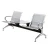 Import Online Suppliers Hospital Clinic Airport Reception Waiting Room Tandem Leather Seating Chairs for Sale from China