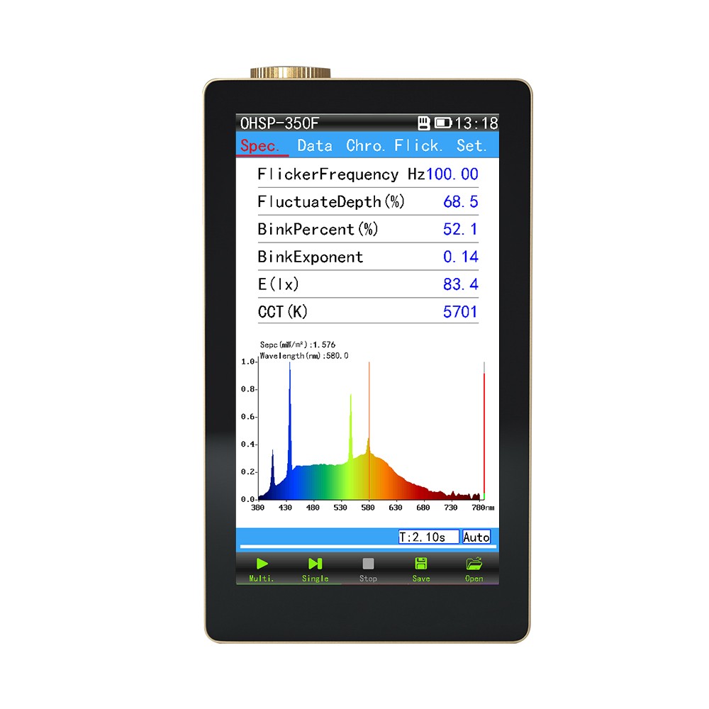 Optical spectrum analyzer OHSP-350FL spectral irradiance meter