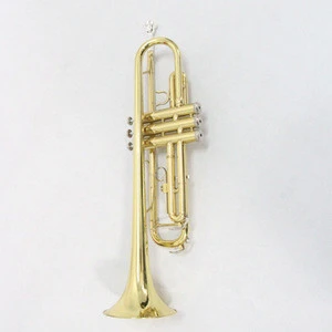 Orchestre Low price Student Trumpet Chinese Bb key good Quality Brass Instrument
