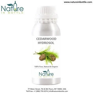Organic Cedarwood Hydrosol | Cedarwood Hydrolat - 100% Pure and Natural at bulk wholesale prices
