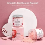 Organic Dead Sead Salt Natural Exfoliator 280g Sweet Strawberry Exfoliating Body Scrub