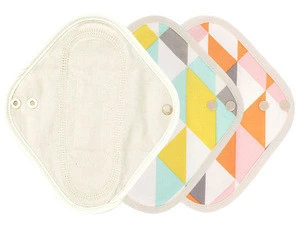 Organic Washable Panty Liner : 100% natural cotton, Mulberry fiber