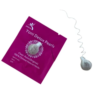 Original Customize Logo Vaginal Detox Pearls Womb Wellness Yoni Detox Pearls Herbal Vaginal Tampon